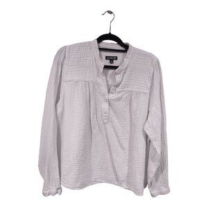 J. Crew Women's White Long Sleeve Top Size XL Cotton - 3FOR$25 -